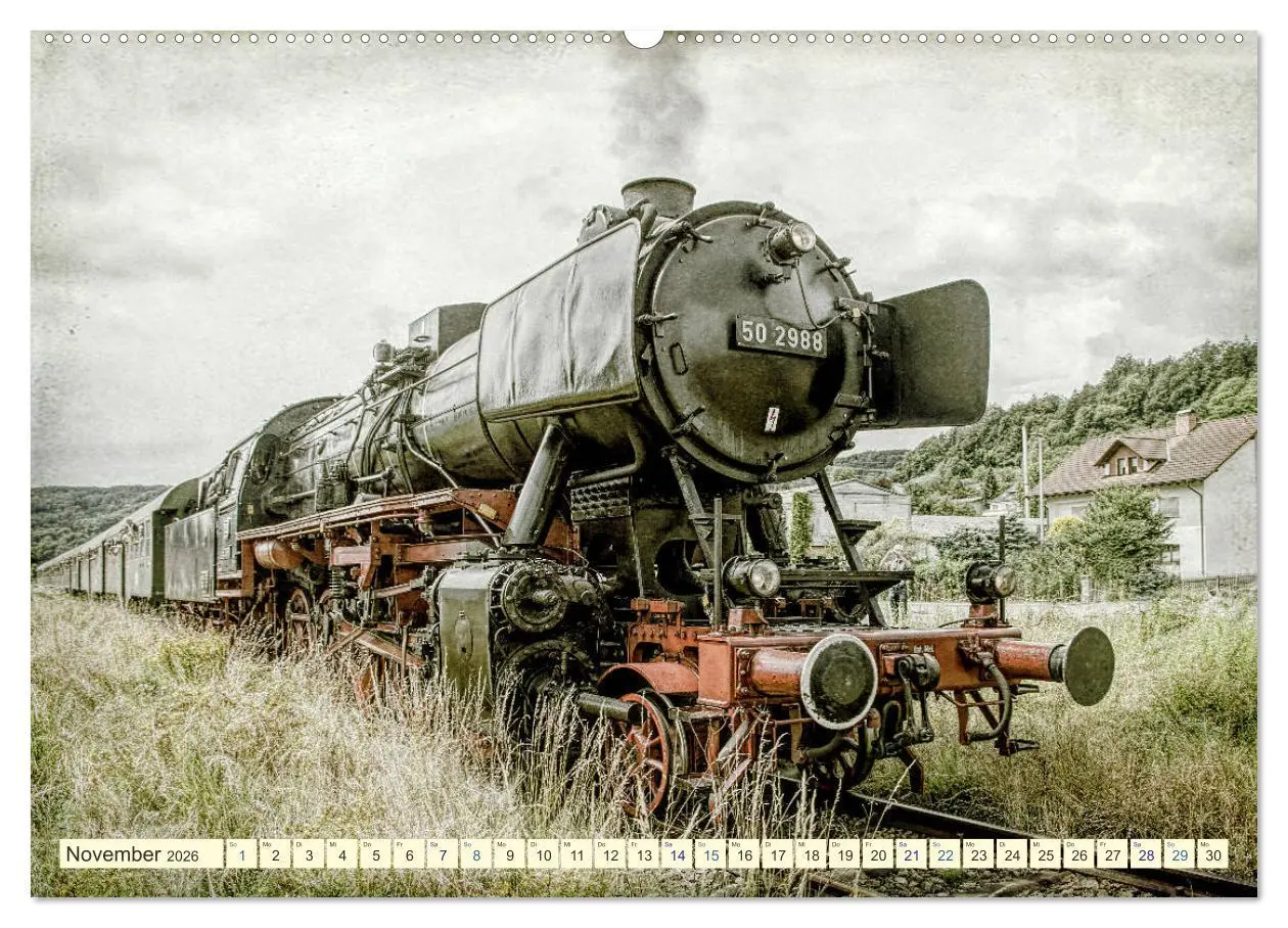 Bild: 9783457702765 | Dampfloks - eindrucksvolle Lokomotiven (Wandkalender 2026 DIN A2...