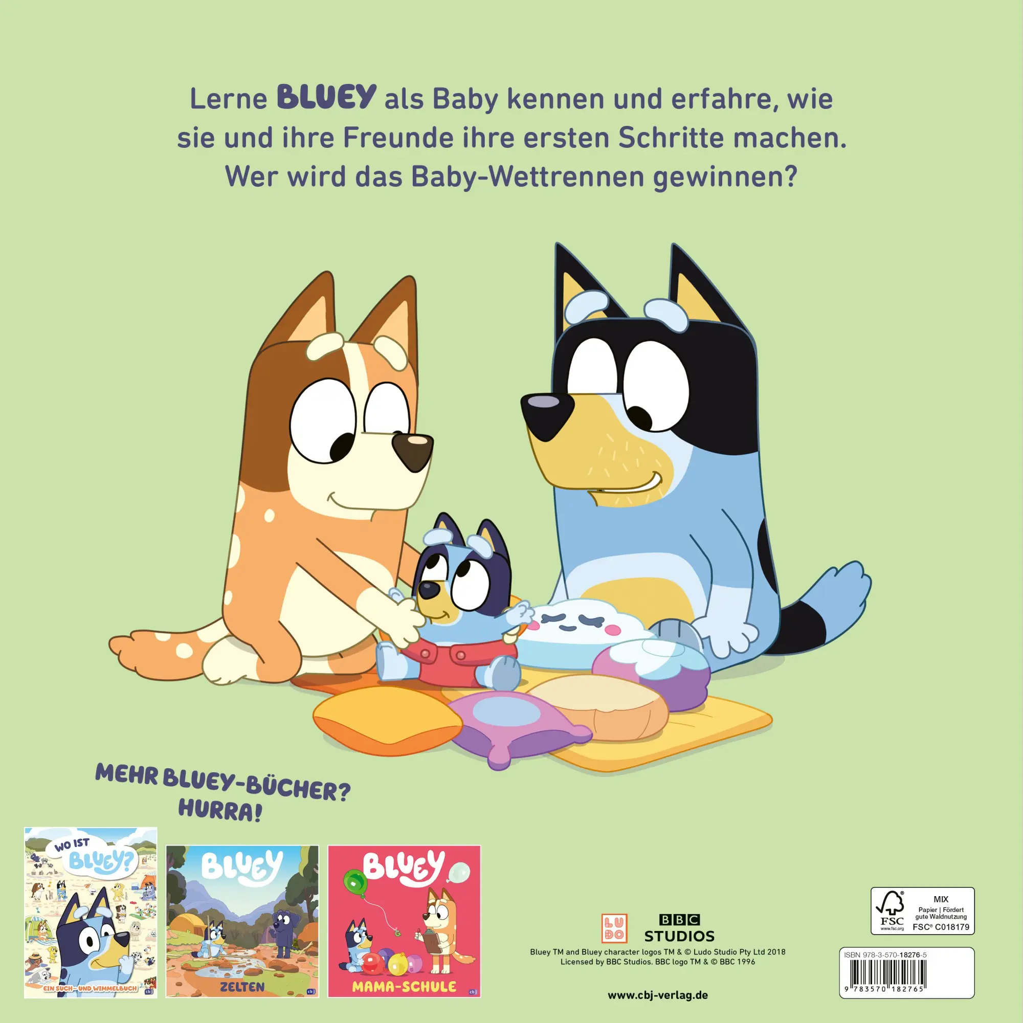 Bild: 9783570182765 | BLUEY - Baby Wettrennen | Bilderbuch für Kinder ab 3 Jahren | Heeler