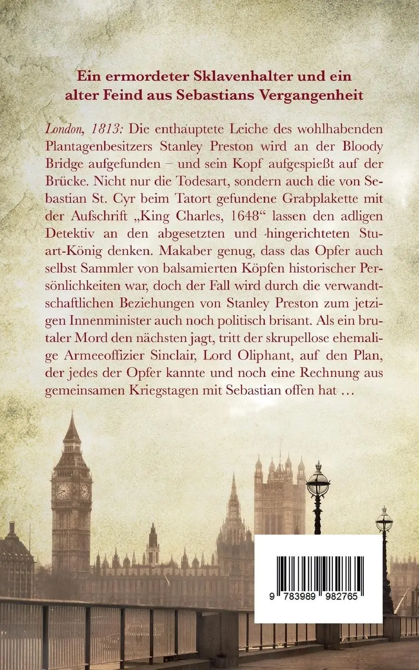 Rückseite: 9783989982765 | Die Rache auf der Bloody Bridge | C. S. Harris | Taschenbuch | 472 S.