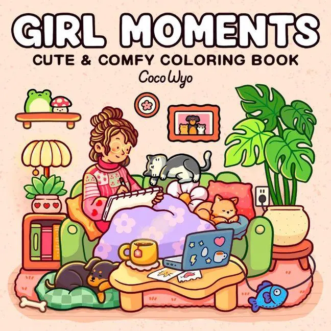 Cover: 9798217232765 | Girl Moments | Coloring Book for Adults and Kids | Coco Wyo | Buch