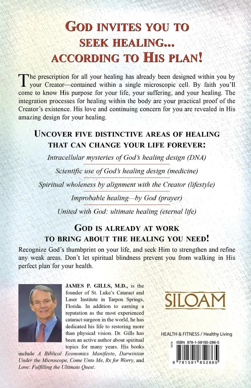 Rückseite: 9781591852865 | God's Prescription for Healing | Five Divine Gifts of Healing | Gills