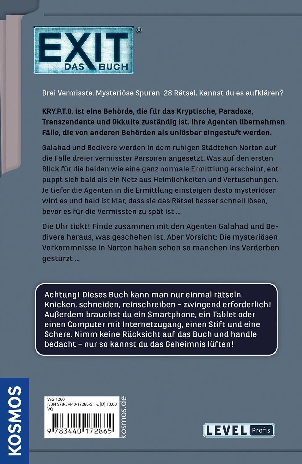 Bild: 9783440172865 | EXIT® - Das Buch: Die Krypto Akten. Codename: AL1A5 | Chassapakis