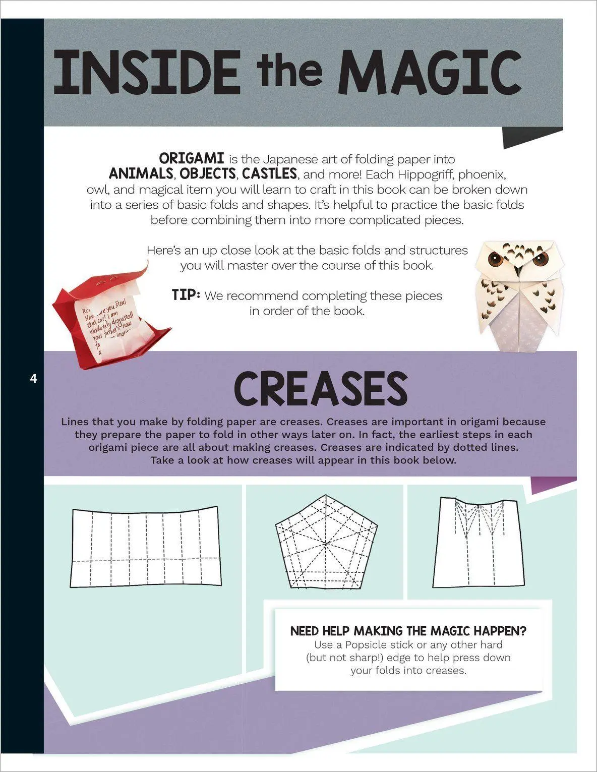 Bild: 9781338322965 | Harry Potter Origami: Fifteen Paper-Folding Projects Straight from...