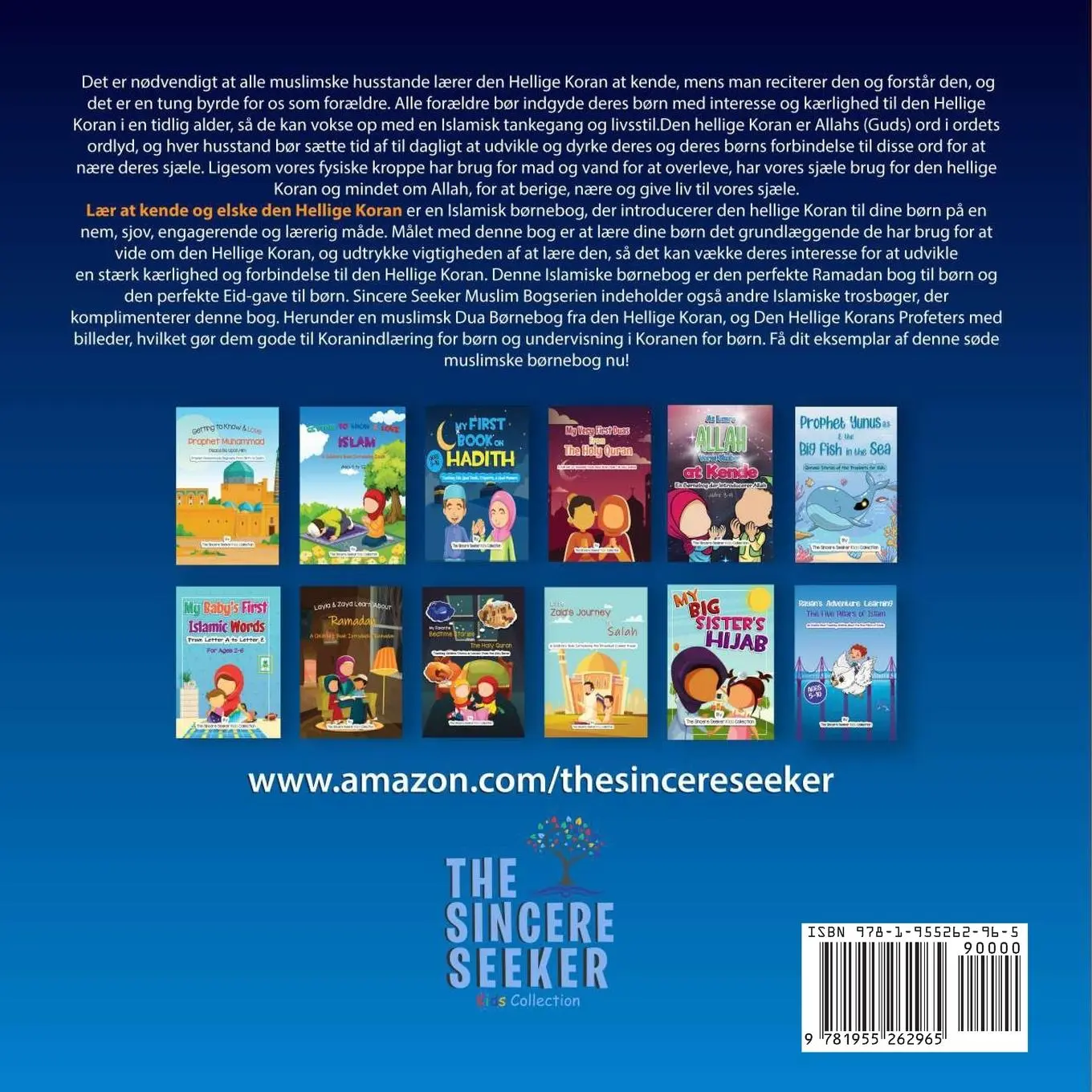 Rückseite: 9781955262965 | At Lære Om &amp; Elske den Hellige Koran | The Sincere Seeker Collection