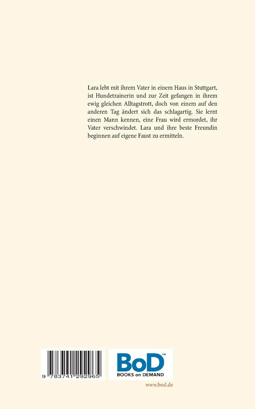 Rückseite: 9783741292965 | Stuttgart Krimi | Das Geheimniss des Lillienhofs | Laut &amp; Leise | Buch