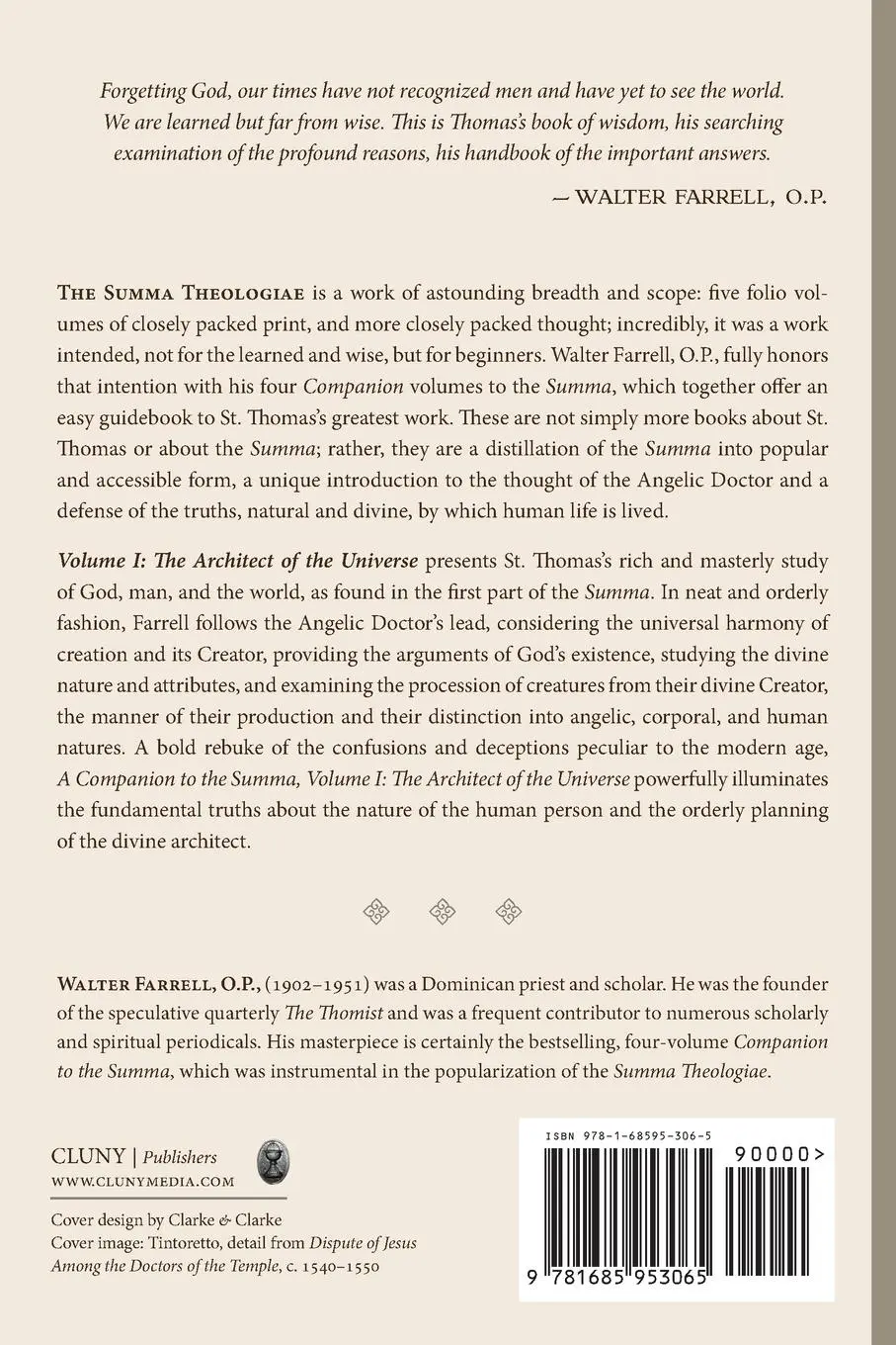 Rückseite: 9781685953065 | A Companion to the Summa-Volume I | The Architect of the Universe