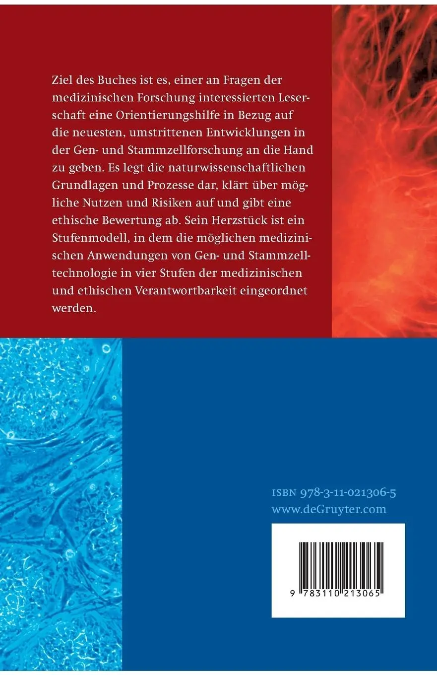 Rückseite: 9783110213065 | Biomedizinische Eingriffe am Menschen | Jörg Hacker (u. a.) | Buch