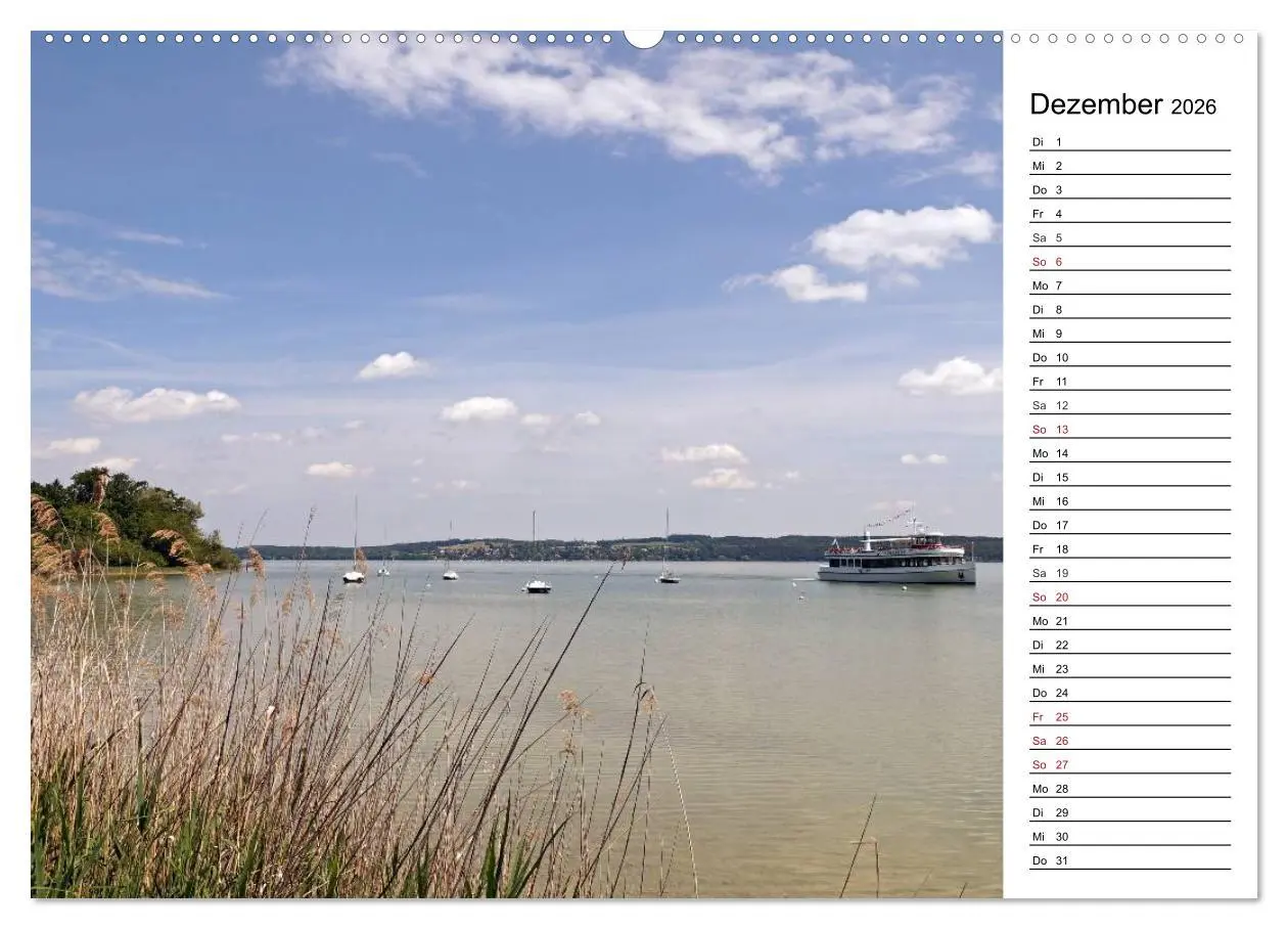 Bild: 9783457983065 | Seestärke - Der Ammersee (hochwertiger Premium Wandkalender 2026...