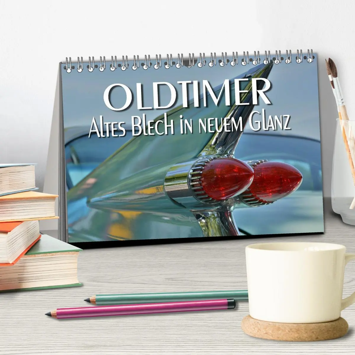 Bild: 9783516073065 | Oldtimer - Altes Blech in neuem Glanz (Tischkalender 2026 DIN A5...