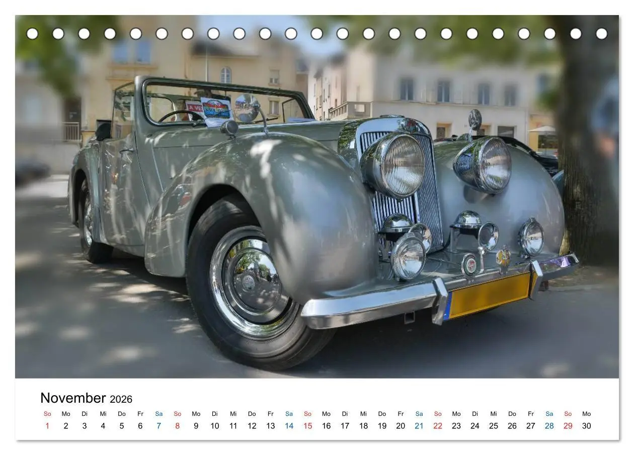 Bild: 9783516073065 | Oldtimer - Altes Blech in neuem Glanz (Tischkalender 2026 DIN A5...