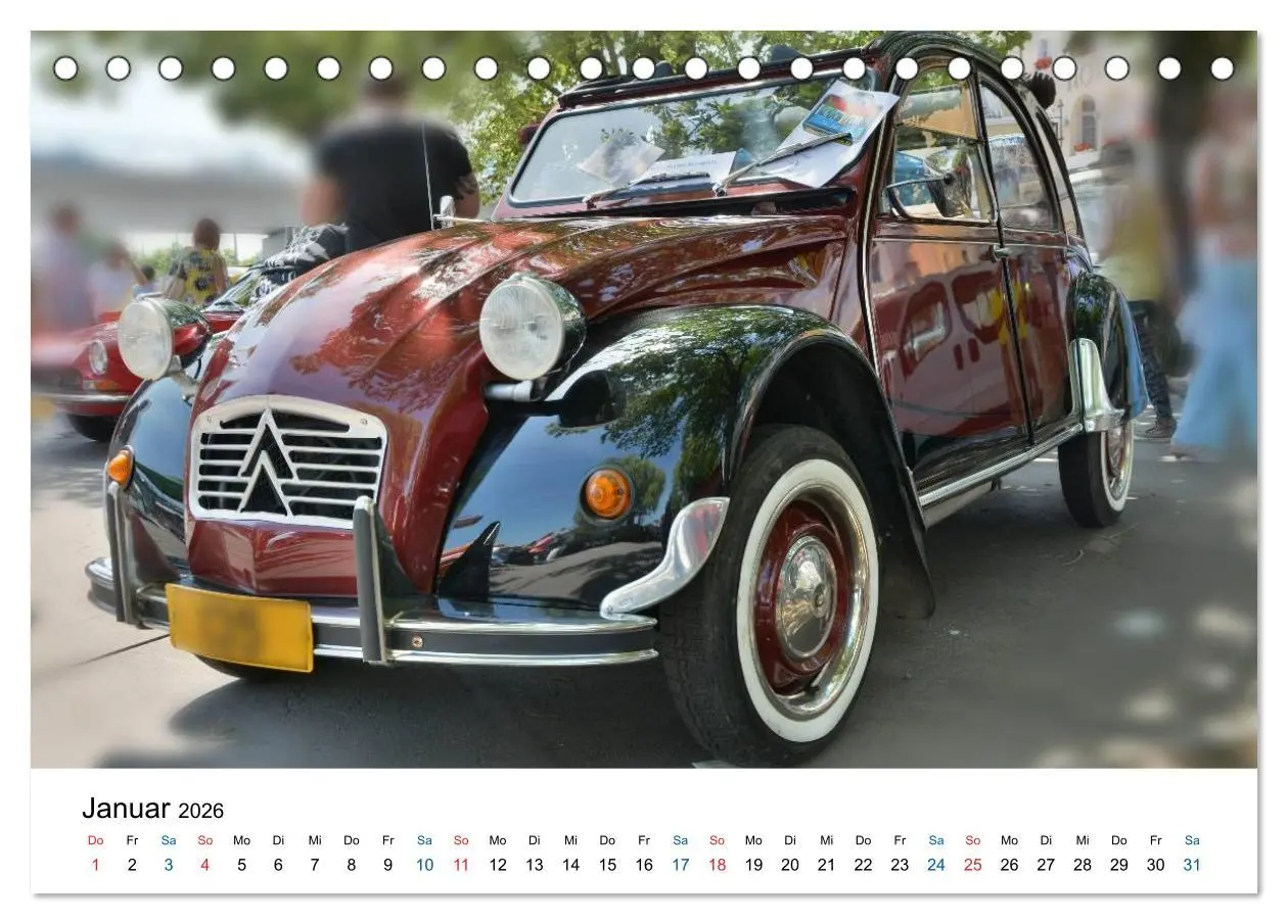 Bild: 9783516073065 | Oldtimer - Altes Blech in neuem Glanz (Tischkalender 2026 DIN A5...