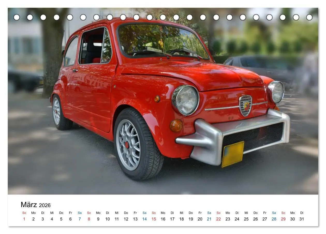 Bild: 9783516073065 | Oldtimer - Altes Blech in neuem Glanz (Tischkalender 2026 DIN A5...