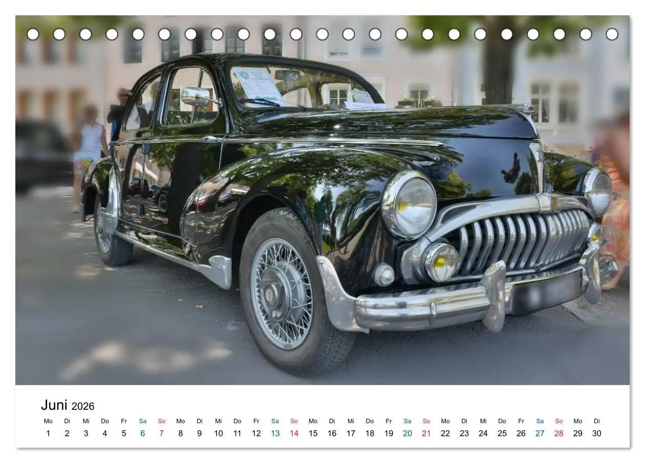 Bild: 9783516073065 | Oldtimer - Altes Blech in neuem Glanz (Tischkalender 2026 DIN A5...