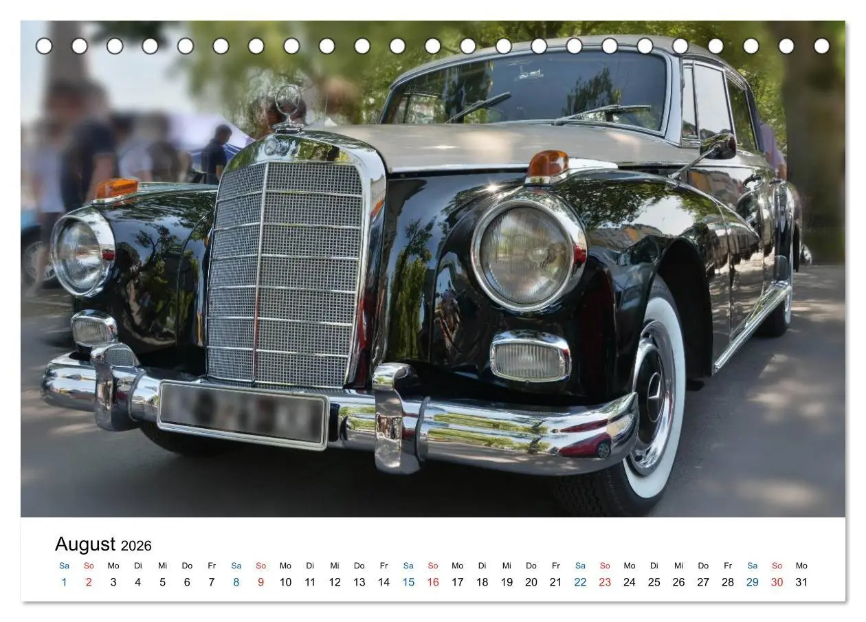 Bild: 9783516073065 | Oldtimer - Altes Blech in neuem Glanz (Tischkalender 2026 DIN A5...