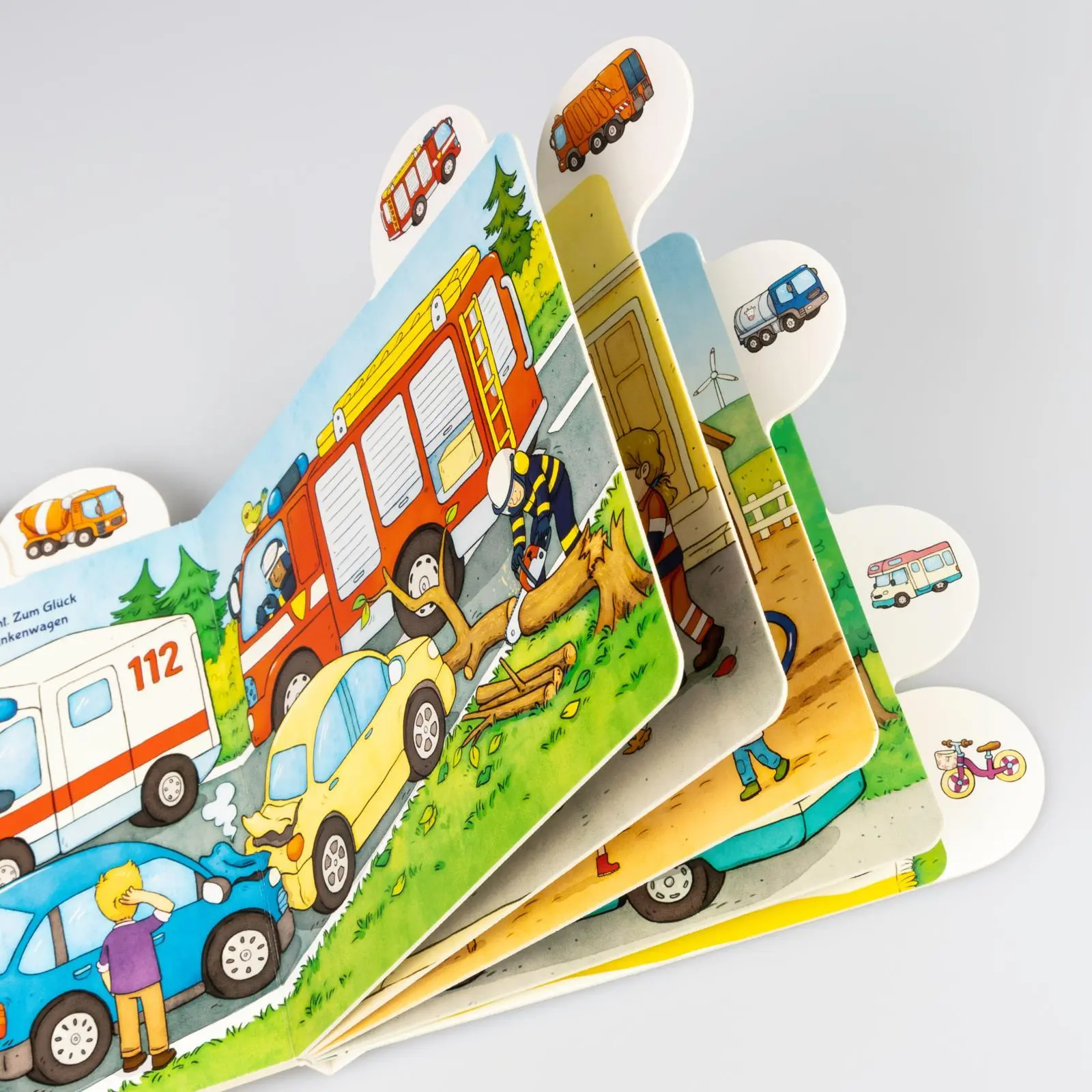 Bild: 9783551173065 | Auto, Fahrrad, Bus und Bagger | Erstes Fahrzeugbuch für Kleine ab 1