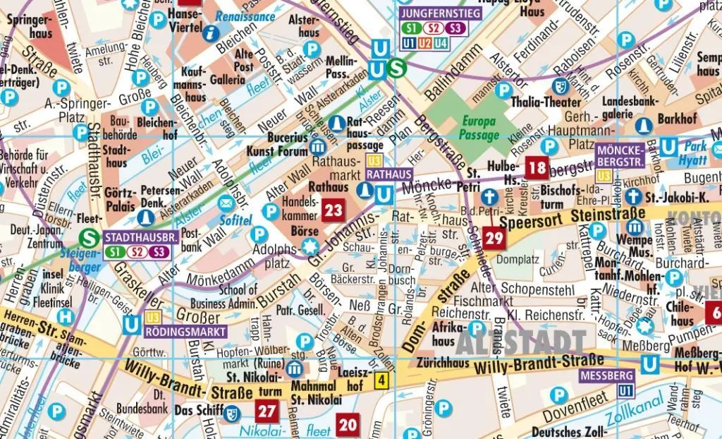 Bild: 9783866093065 | Hamburg 1 : 10 500 / 1 : 22 000 | (Land-)Karte | Borch Maps | 2 S.
