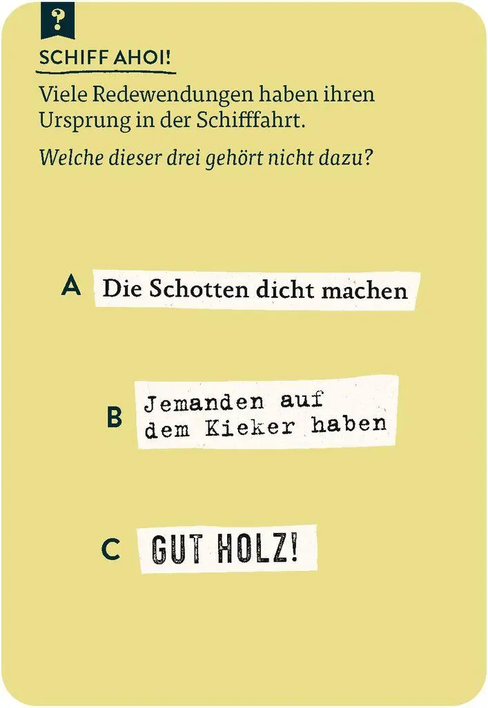Bild: 9783964553065 | Das große Quiz der Redewendungen &amp; Sprichwörter | Nicola Berger | Buch
