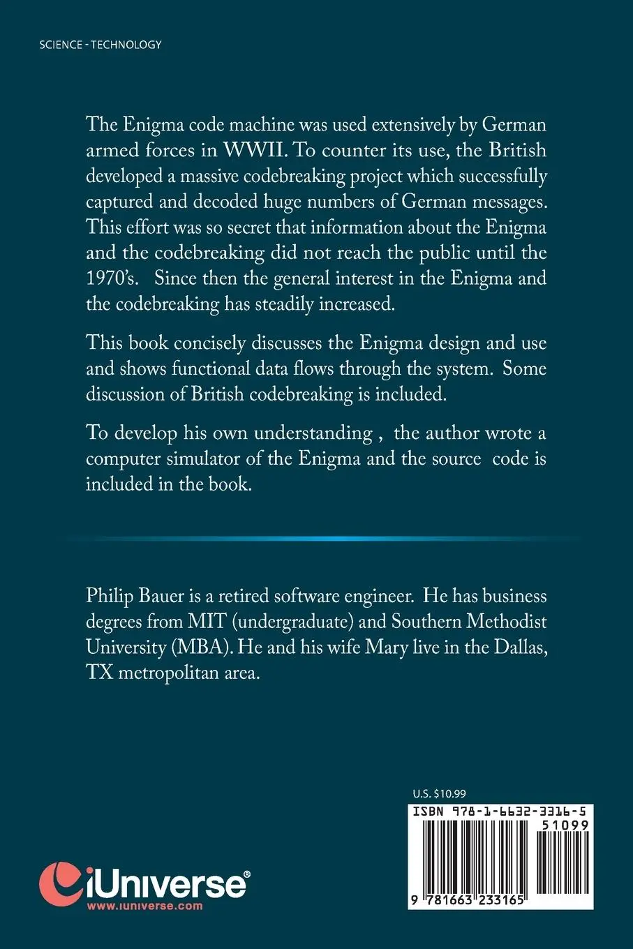 Rückseite: 9781663233165 | Enigma Unscrambled | Philip Bauer | Taschenbuch | Englisch | 2022