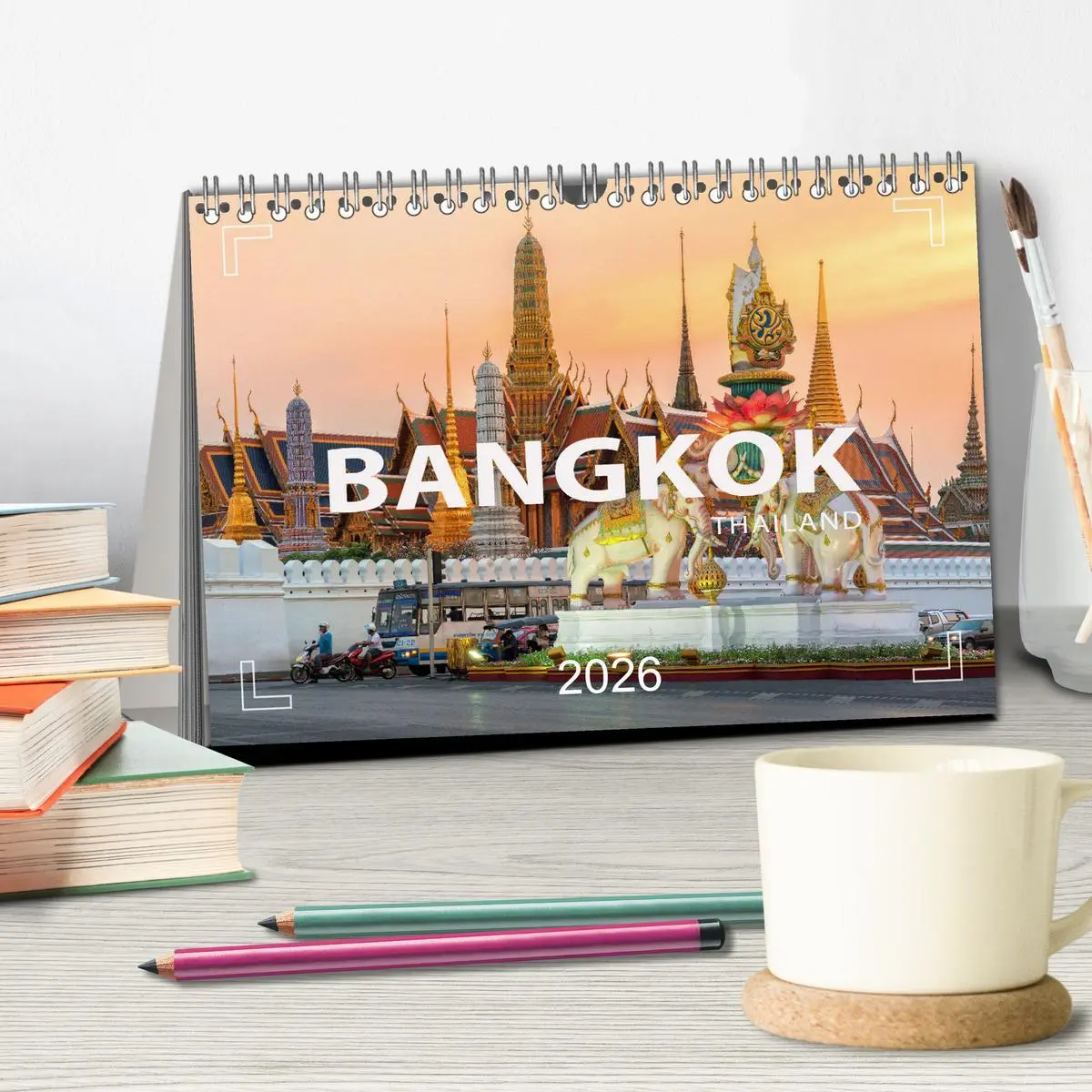 Bild: 9783457283165 | BANGKOK Hauptstadt von Thailand (Tischkalender 2026 DIN A5 quer),...