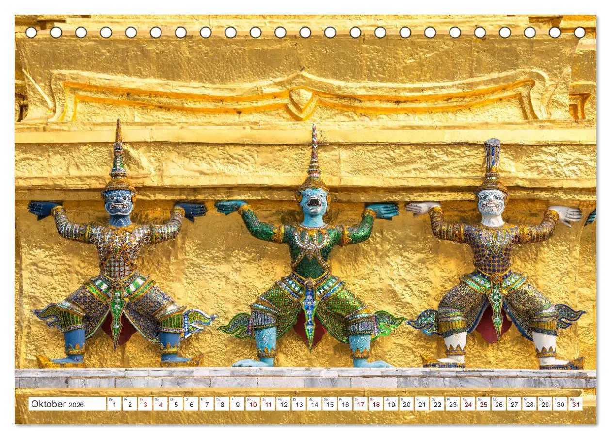 Bild: 9783457283165 | BANGKOK Hauptstadt von Thailand (Tischkalender 2026 DIN A5 quer),...