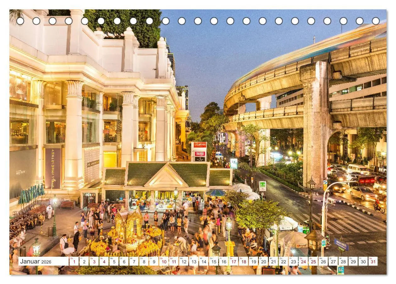 Bild: 9783457283165 | BANGKOK Hauptstadt von Thailand (Tischkalender 2026 DIN A5 quer),...