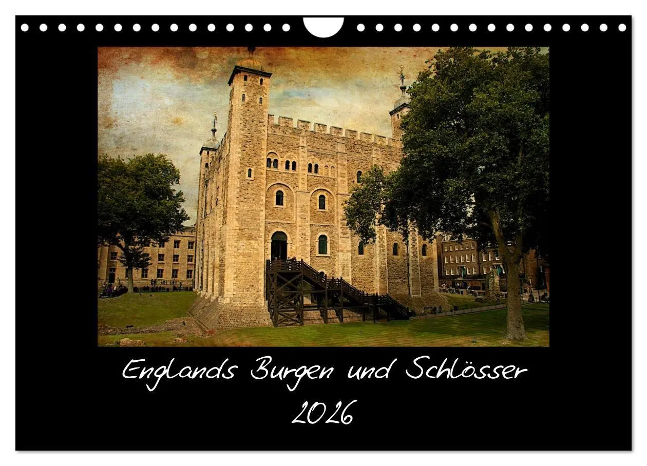 Cover: 9783516203165 | Englands Burgen und Schlösser 2026 (Wandkalender 2026 DIN A4 quer),...