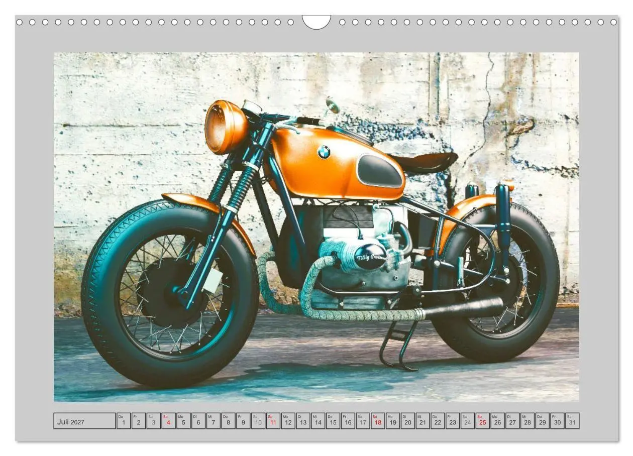 Bild: 9783569393165 | Vintage Bikes. Traumhafte Motorrad-Oldies (Wandkalender 2027 DIN A3...