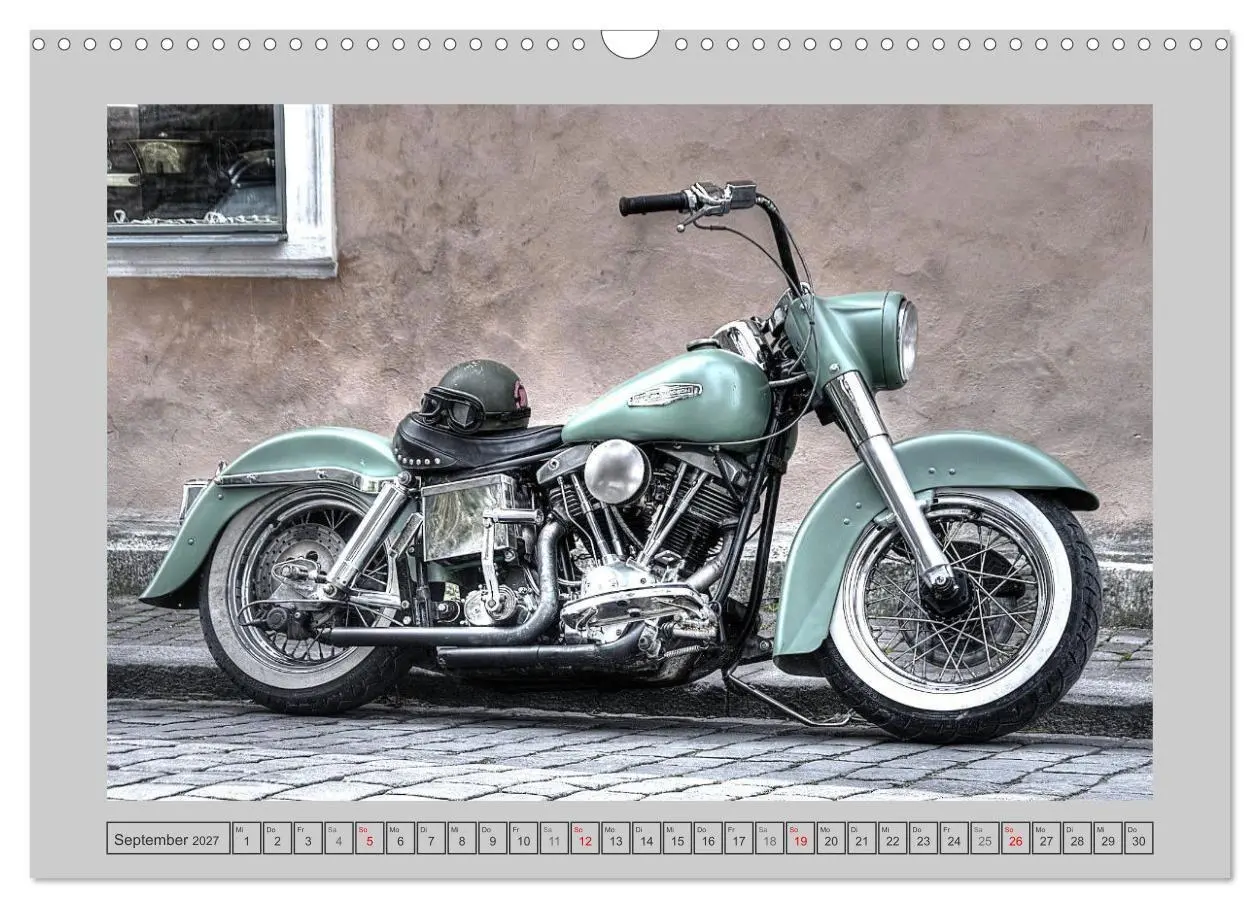 Bild: 9783569393165 | Vintage Bikes. Traumhafte Motorrad-Oldies (Wandkalender 2027 DIN A3...