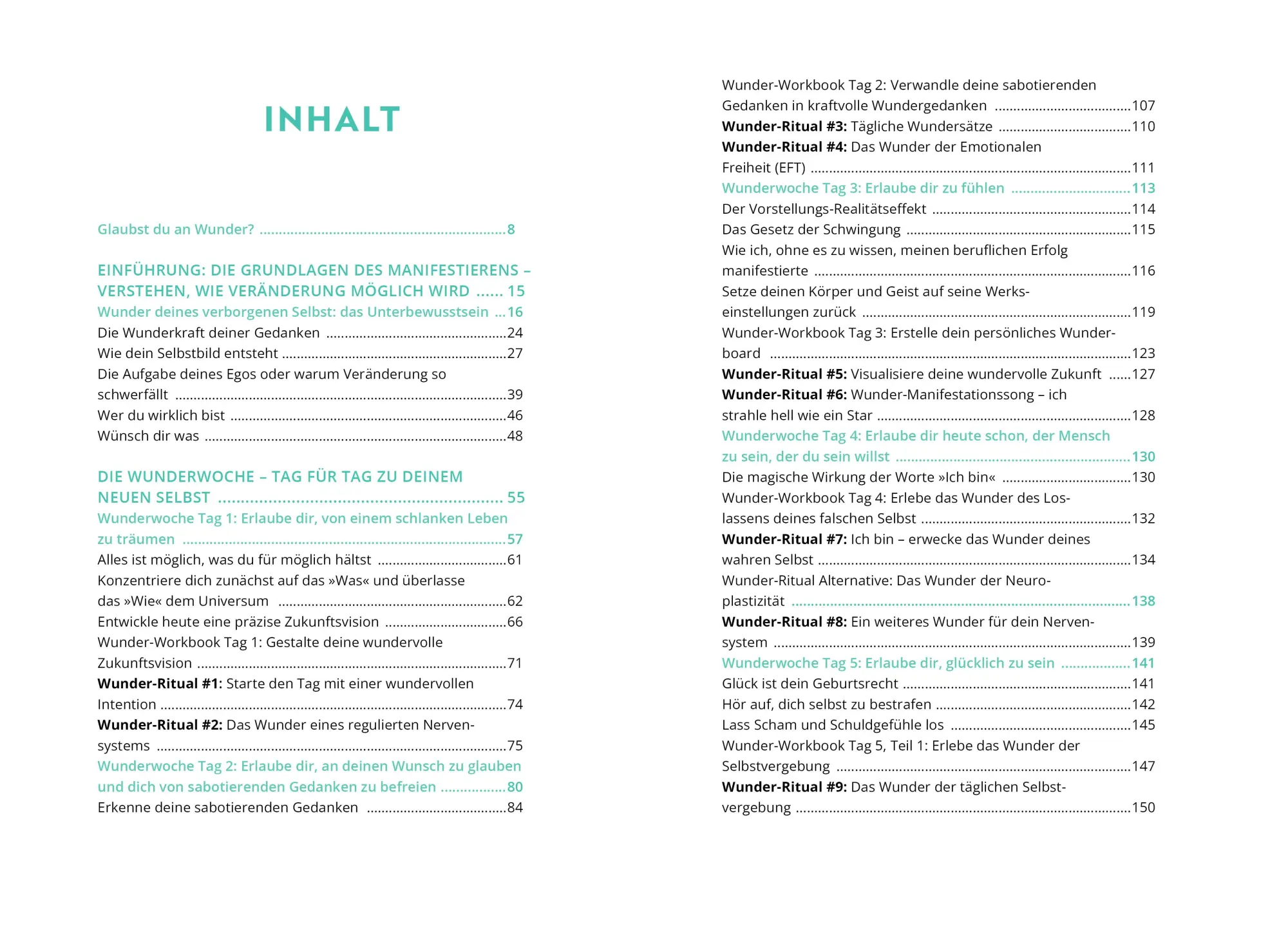 Bild: 9783767913165 | Die Wunderwoche: Manifestieren statt verzichten | Julia Sahm | Buch