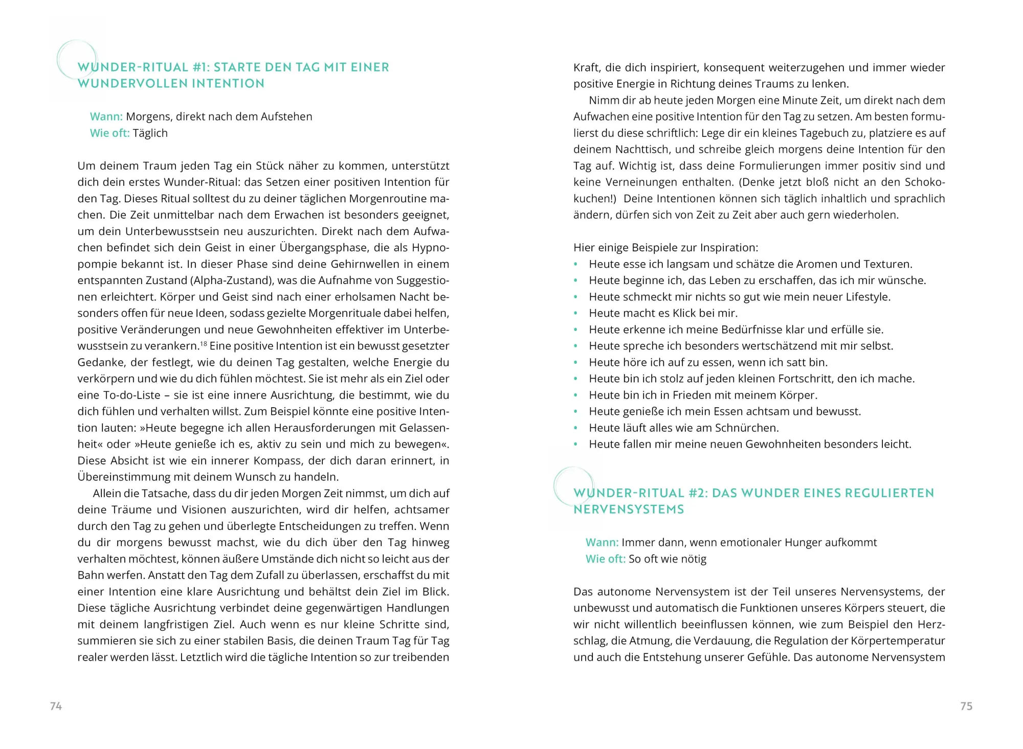 Bild: 9783767913165 | Die Wunderwoche: Manifestieren statt verzichten | Julia Sahm | Buch