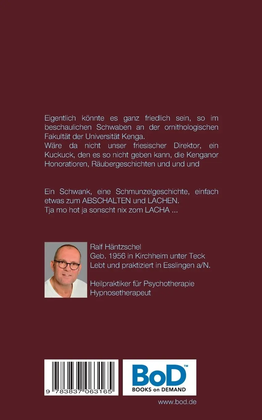 Rückseite: 9783837063165 | Der schwäbische "Gug" | Eine Schmunzelgeschichte | Ralf Häntzschel