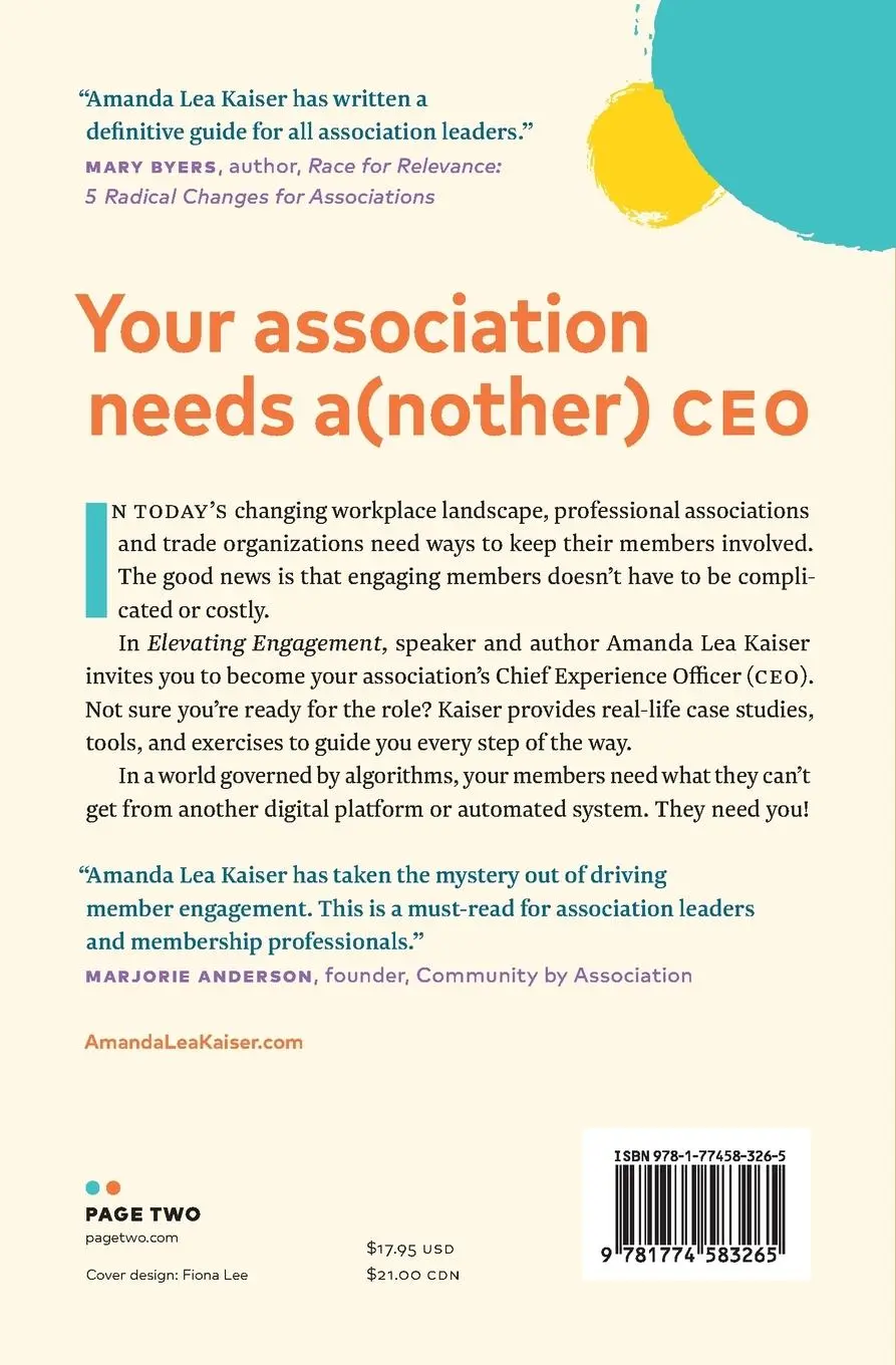 Rückseite: 9781774583265 | Elevating Engagement | Amanda Lea Kaiser | Taschenbuch | Englisch