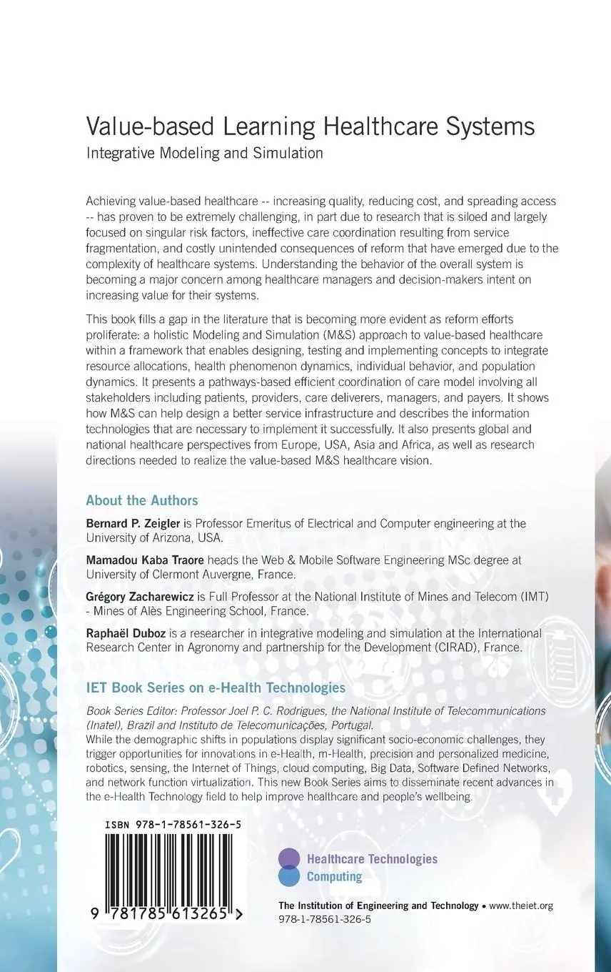 Rückseite: 9781785613265 | Value-Based Learning Healthcare Systems | Bernard P Zeigler (u. a.)