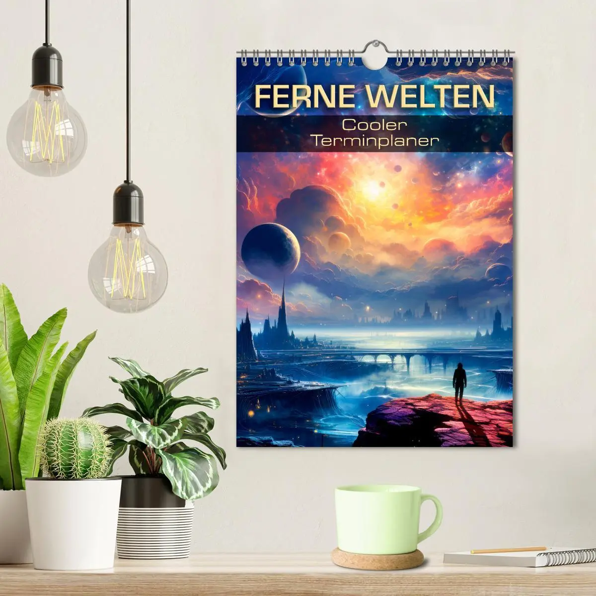 Bild: 9783516293265 | FERNE WELTEN Cooler Terminplaner (Wandkalender 2026 DIN A4 hoch),...