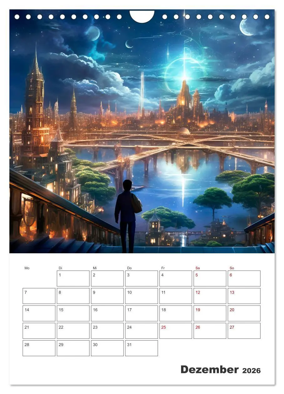 Bild: 9783516293265 | FERNE WELTEN Cooler Terminplaner (Wandkalender 2026 DIN A4 hoch),...