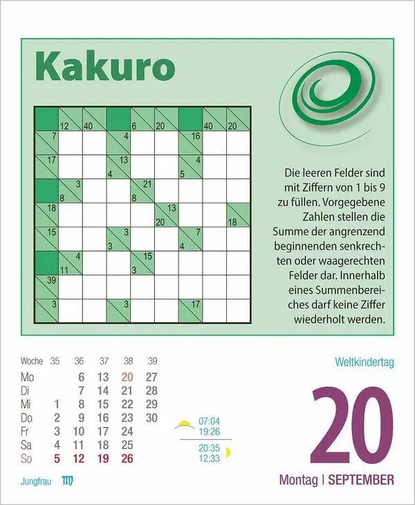Bild: 9783819303265 | Gehirnjogging 2027 | Korsch Verlag | Kalender | 328 S. | Deutsch