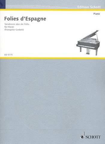 Cover: 9790001063265 | Folies D'Espagne | Buch | Schott Music | EAN 9790001063265
