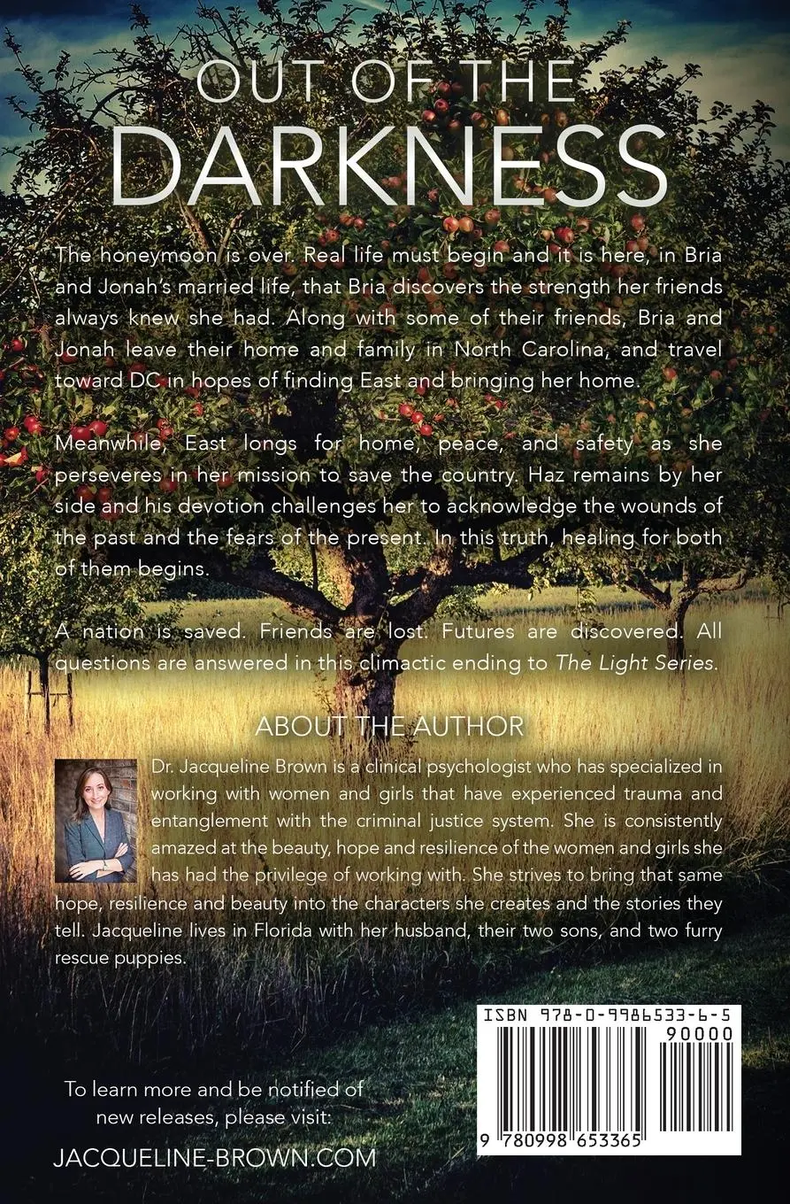 Rückseite: 9780998653365 | Out of the Darkness | Book 5 of The Light Series | Jacqueline Brown