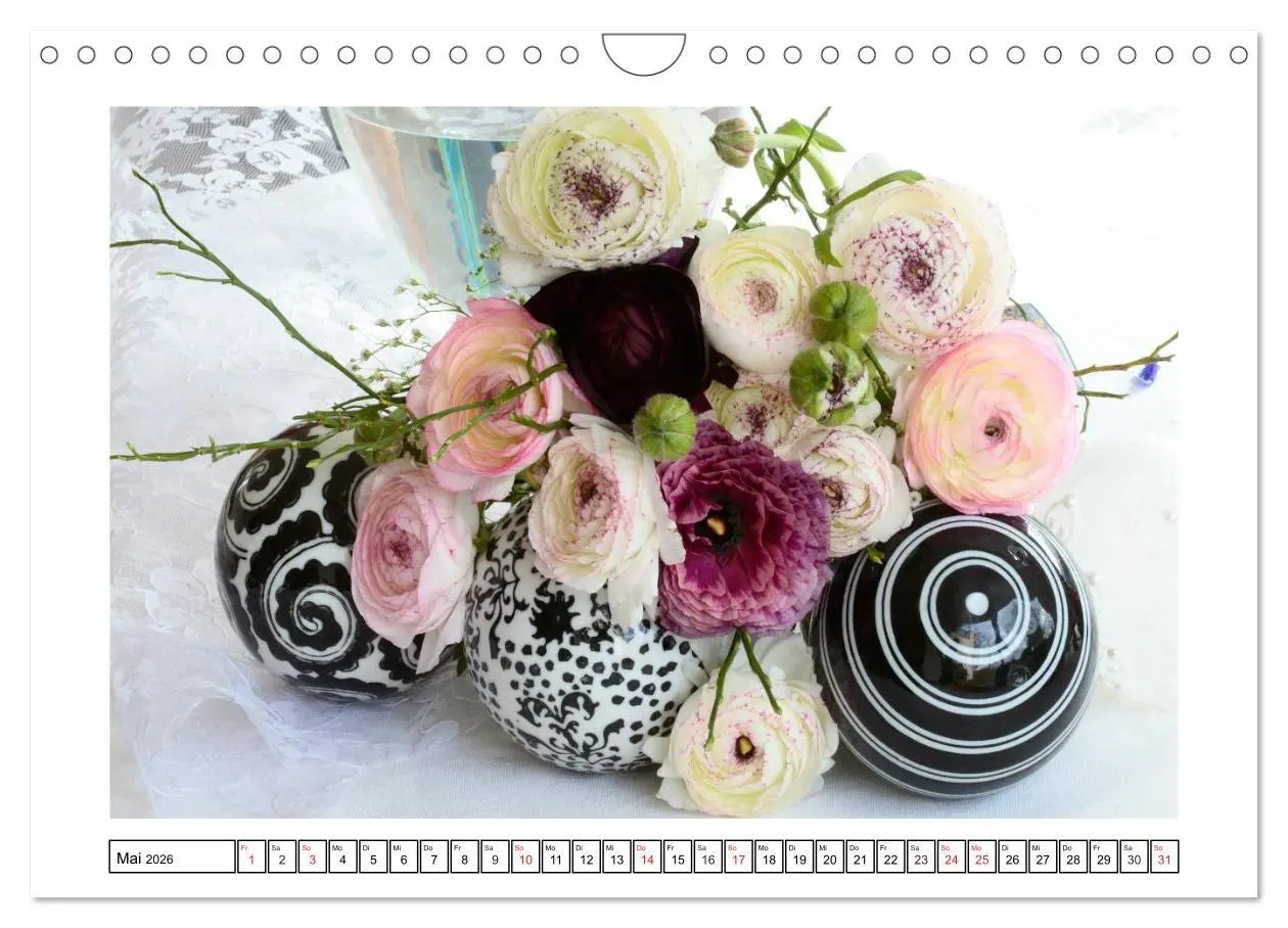 Bild: 9783457953365 | Traumhafte Sträuße (Wandkalender 2026 DIN A4 quer), CALVENDO...