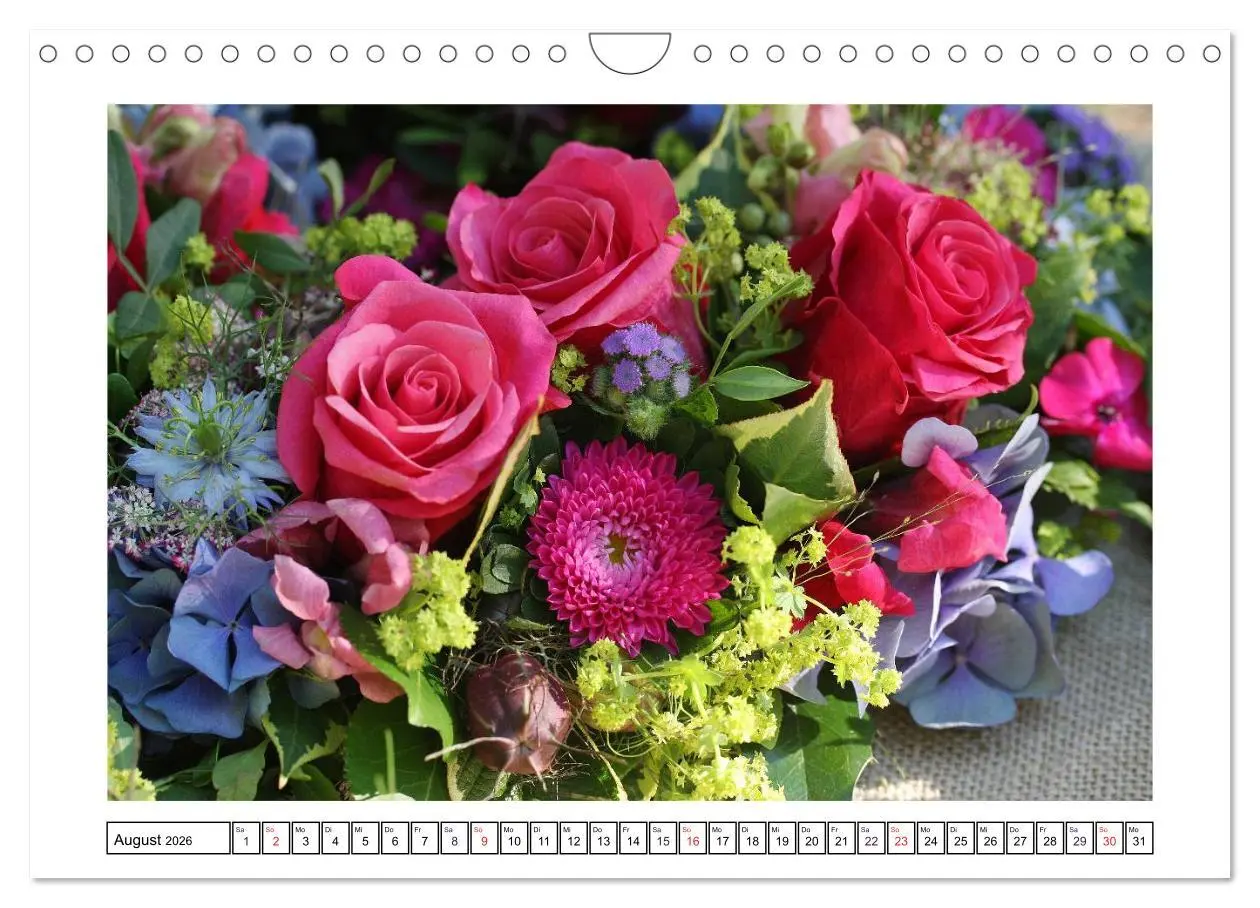 Bild: 9783457953365 | Traumhafte Sträuße (Wandkalender 2026 DIN A4 quer), CALVENDO...