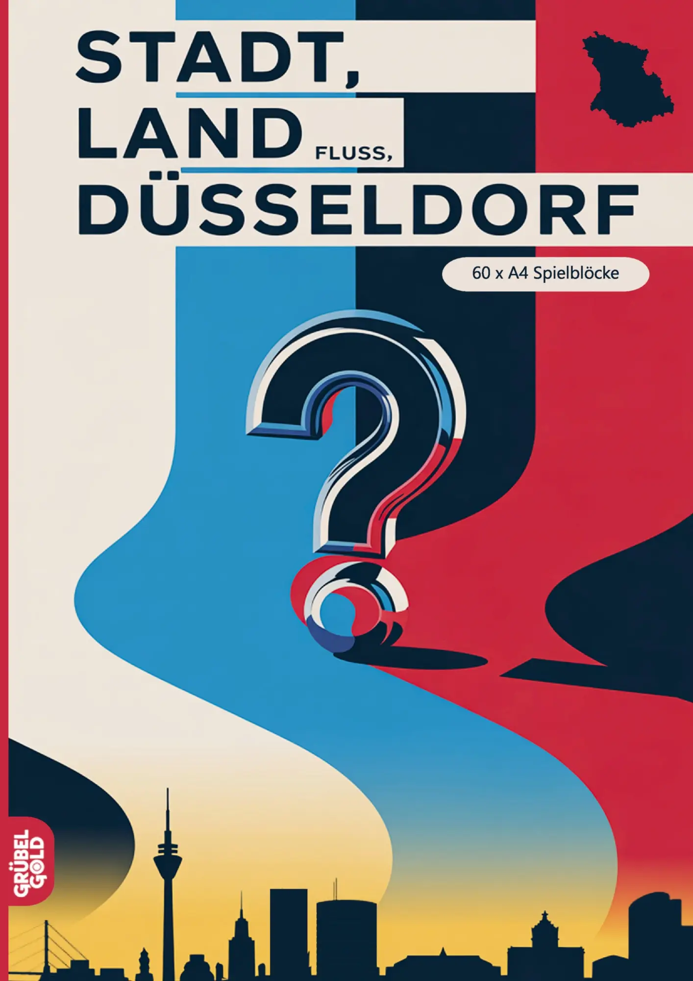 Cover: 9783693193365 | Stadt, Land, Fluss, Düsseldorf | Grübelgold Rätselhefte | Taschenbuch