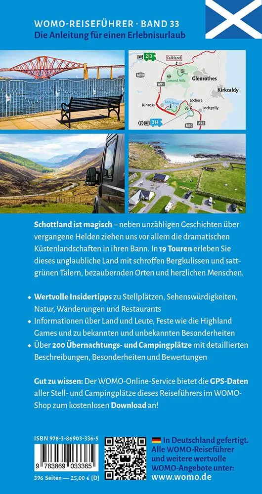 Rückseite: 9783869033365 | Entdeckertouren mit dem Wohnmobil Schottland | Anke Globi | Buch