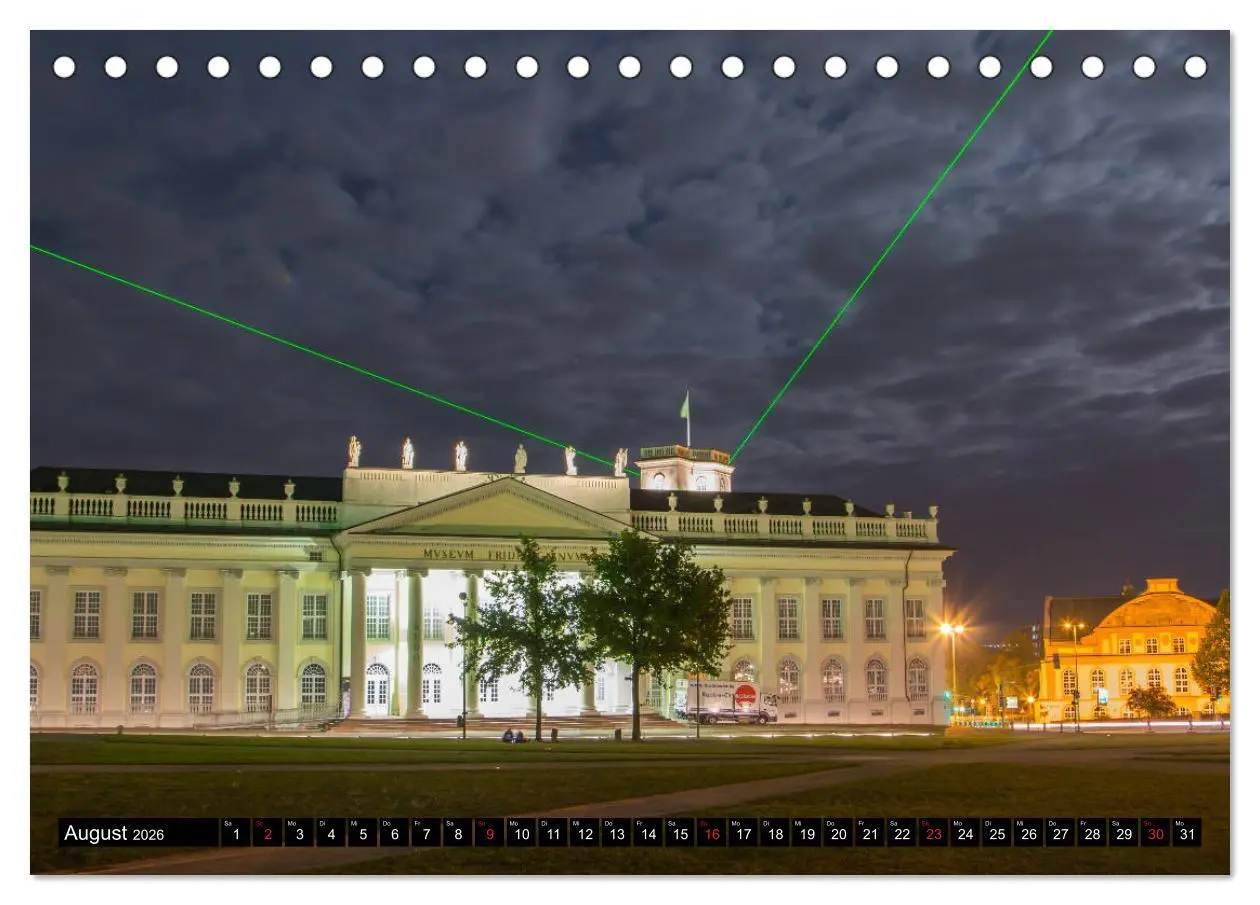 Bild: 9783457703465 | Kassel bei Nacht (Tischkalender 2026 DIN A5 quer), CALVENDO...