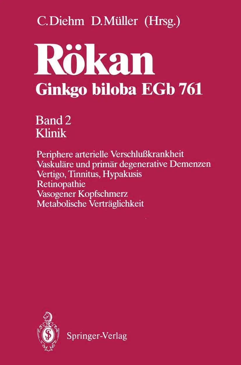 Cover: 9783540553465 | Rökan Ginkgo biloba EGb 761 | Diethard Müller (u. a.) | Taschenbuch