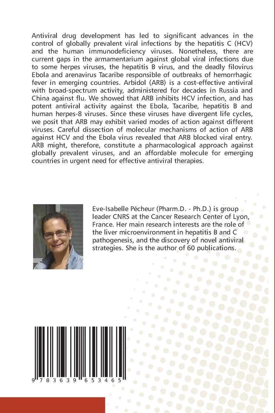 Rückseite: 9783639653465 | Arbidol: an antiviral against globally prevalent viruses | Taschenbuch