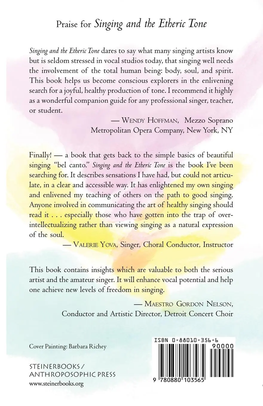 Rückseite: 9780880103565 | Singing and the Etheric Tone | Hilda Deighton (u. a.) | Taschenbuch