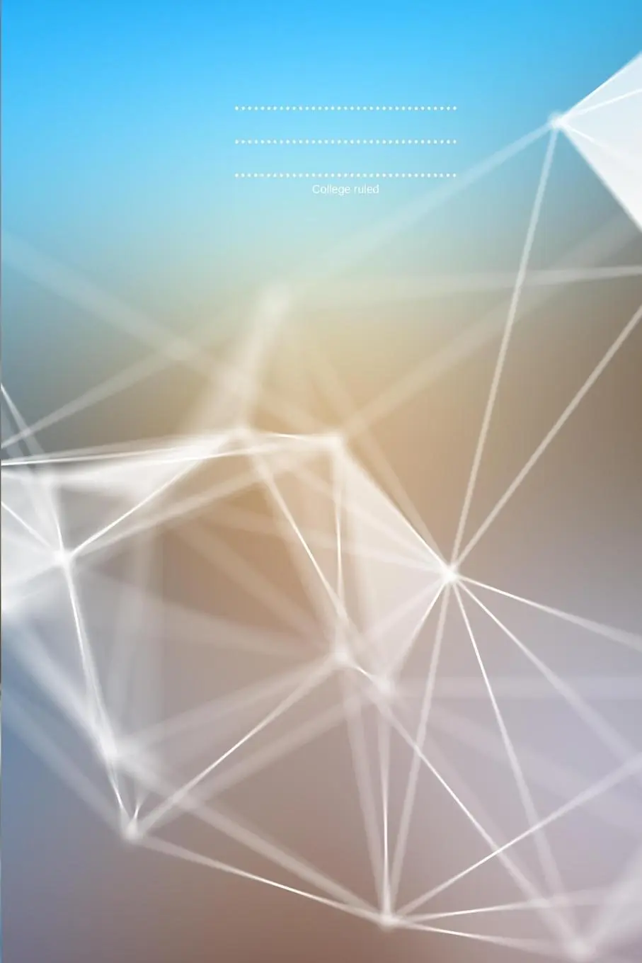 Cover: 9781804173565 | College ruled: Black Pages/Workbook for Teens Students or...