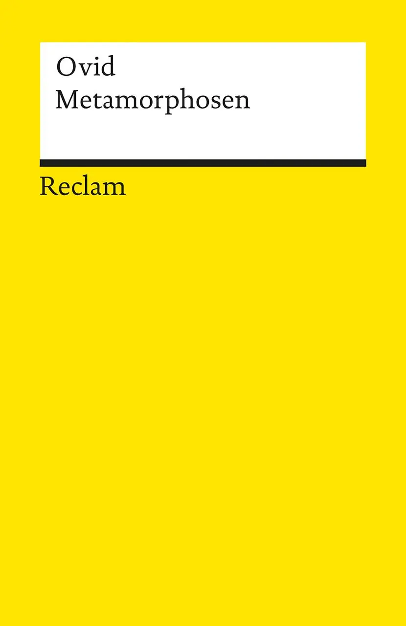 Cover: 9783150003565 | Metamorphosen. Epos in 15 Büchern | Ovid | Taschenbuch | 788 S. | 2001
