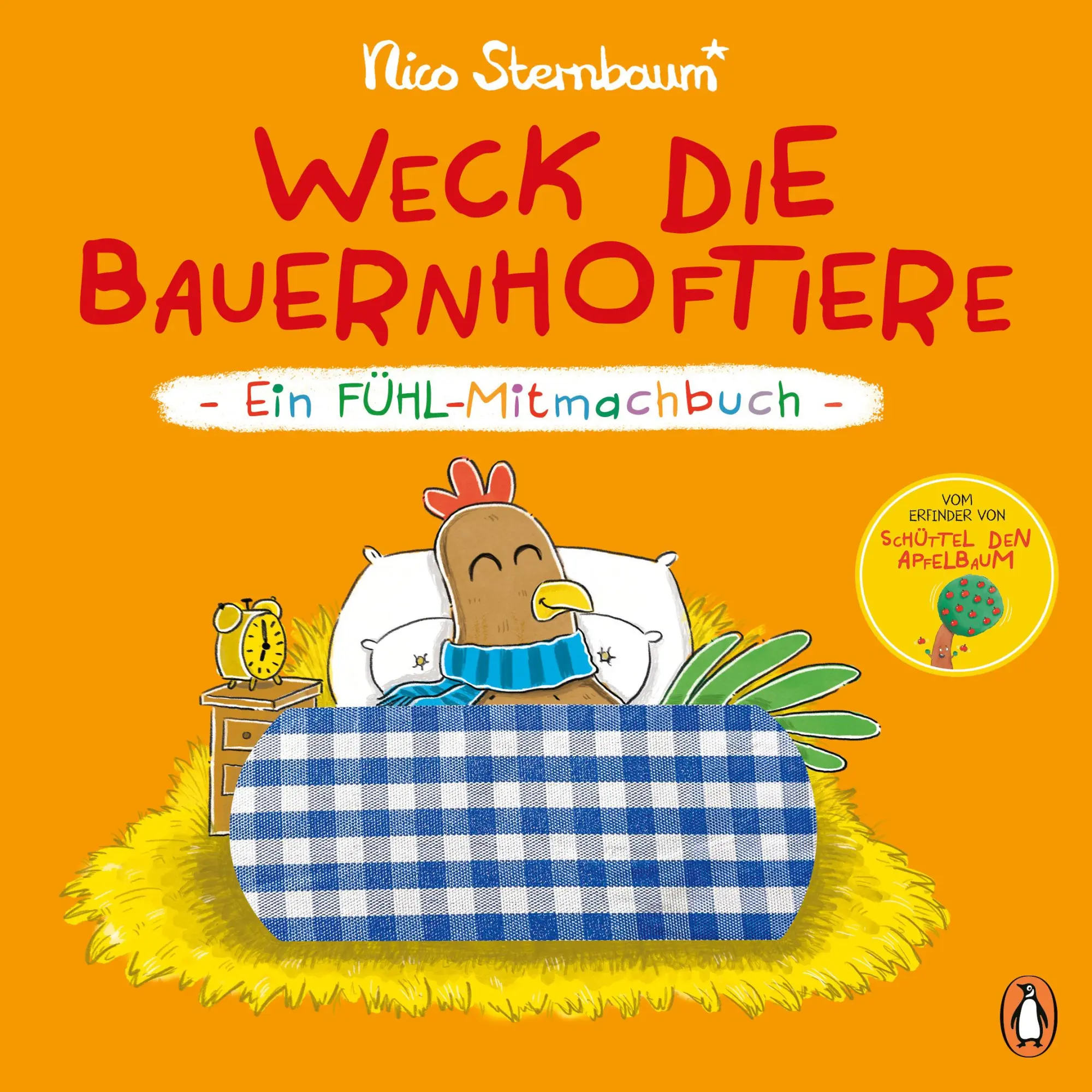 Cover: 9783328303565 | Weck die Bauernhoftiere - Ein Fühl-Mitmachbuch | Nico Sternbaum | Buch