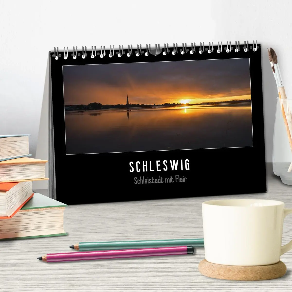 Bild: 9783516023565 | Schleswig - Schleistadt mit Flair (Tischkalender 2026 DIN A5 quer),...